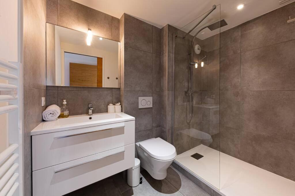 Modern 2Br 5* Pool Gym Spa Garage Mont-Blanc View Шамони Екстериор снимка