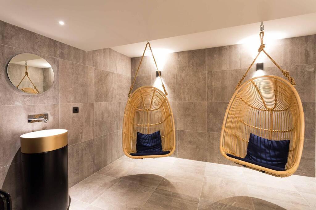 Modern 2Br 5* Pool Gym Spa Garage Mont-Blanc View Шамони Екстериор снимка