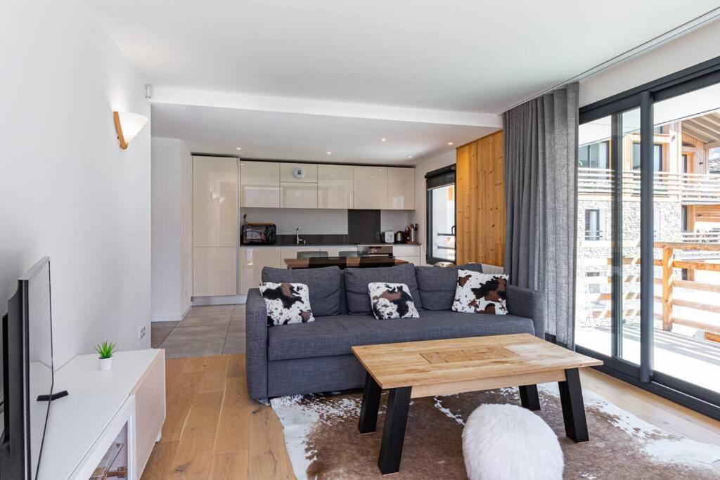 Modern 2Br 5* Pool Gym Spa Garage Mont-Blanc View Шамони Екстериор снимка